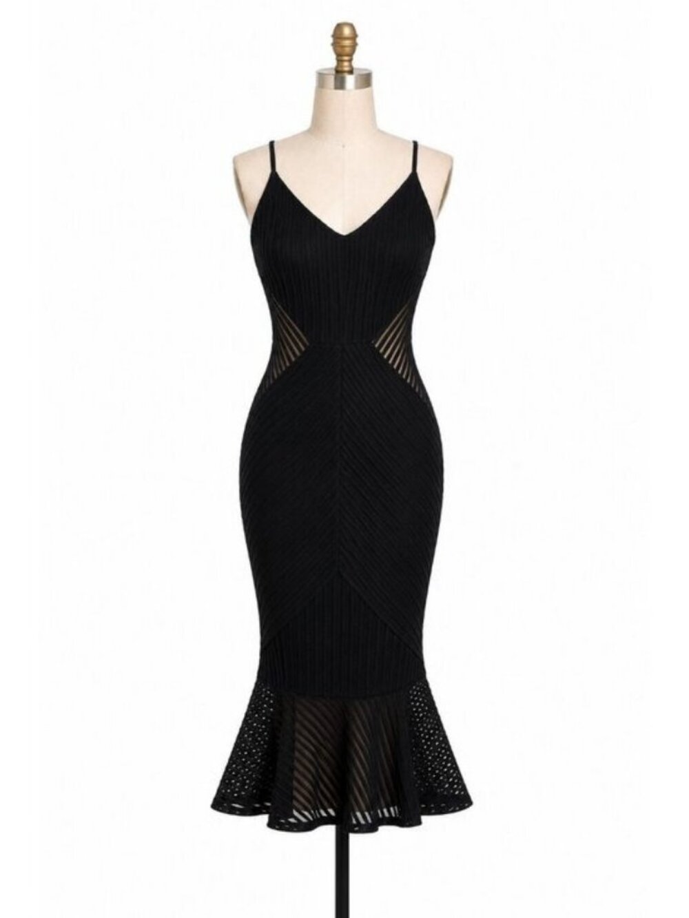 Lulus Your Year Black Midi Dress Size M